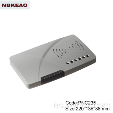 Caja de enrutador wifi wifi redes modernas cajas de riel DIN modulares caja de conexiones de montaje en superficie PNC235 con 220 * 135 * 38 mm